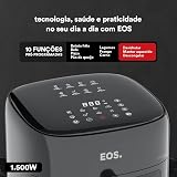 Fritadeira Sem Óleo Air Fryer Eos Chef Gourmet 6.2 Litros Compacta Digital Preto Eaf60p 220v — imagem 6