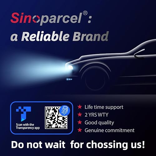 Miniatura 2 de Sinoparcel Faro delantero redondo mejorado de 7 pulgadas con señal de giro DRLámbar, H6024 6024 LED sellado, 20000 lmset, reemplazo halógeno