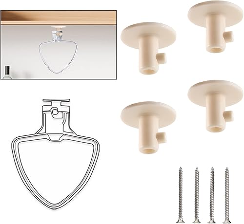 Soportes de accesorios para mezclador de soporte, paquete de 4 organizadores de accesorios de cocina compatibles con accesorios de mezclador