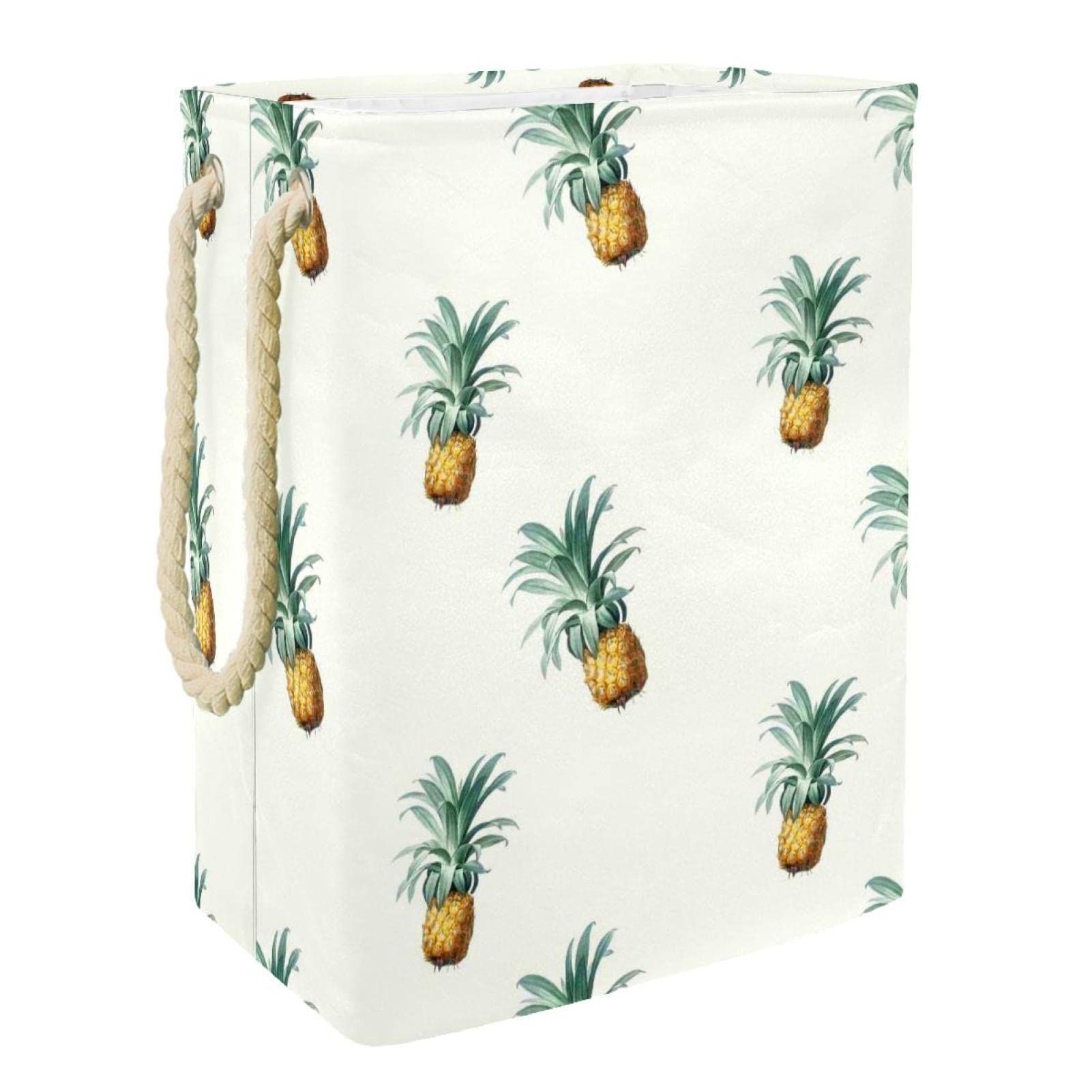 Panier à linge ananas robuste avec poignée pour simplifier la lessive