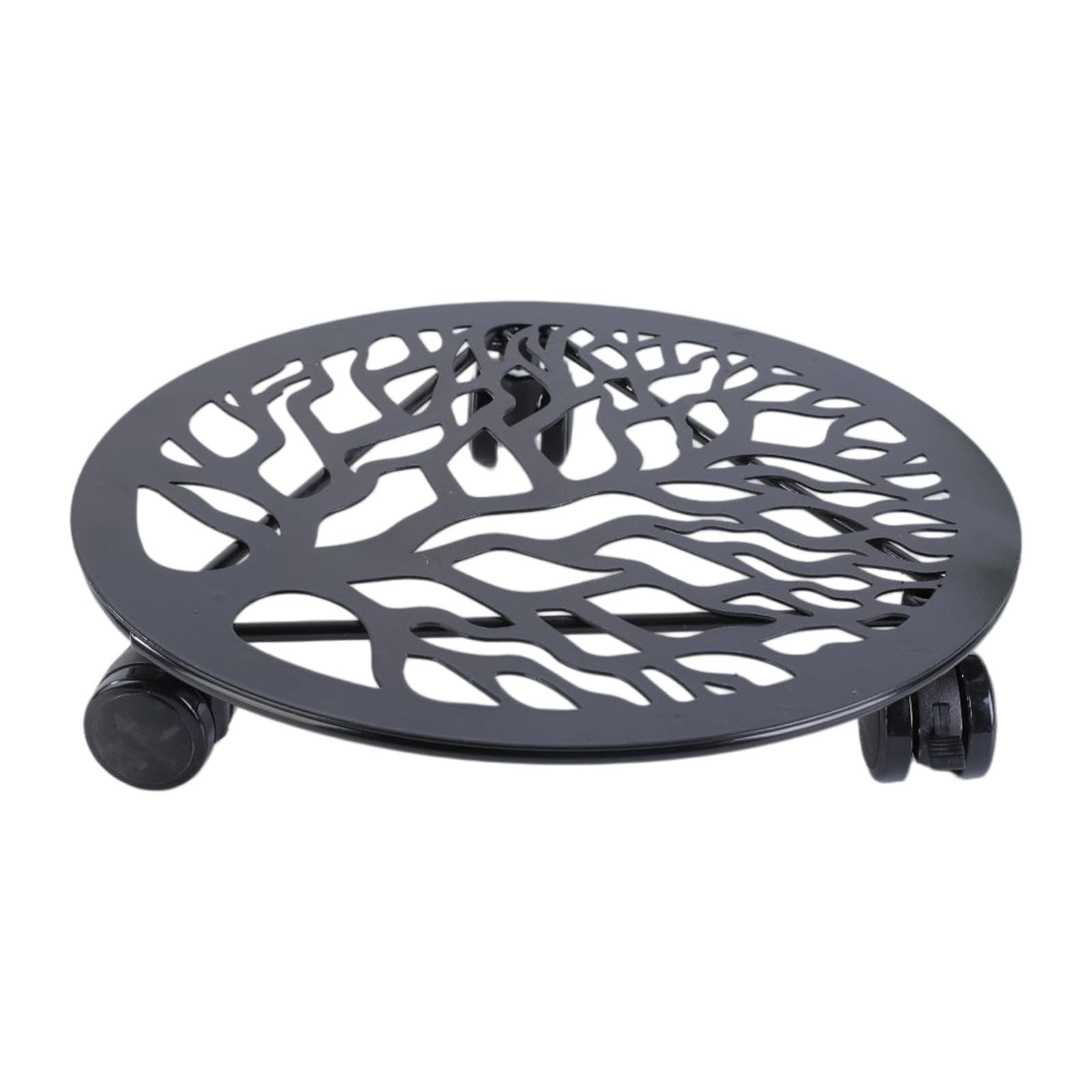 Support mobile pour balcon et plantes avec plateau robuste de transport pour pots