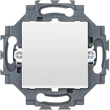 Cross 1P, 250 V AC, Quick Connect Terminal, 10 AX, Illuminable, Dahlia Series, 3.66 x 7.29 x 7.29 cm, White Reference GW35015W