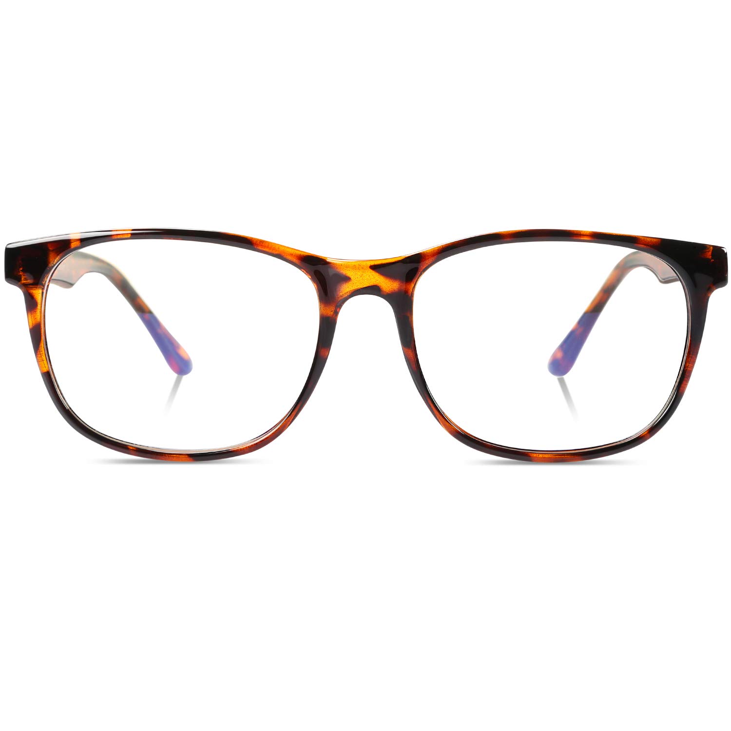 DucoDUCO Blue Light Blocking Glasses Lightweight Eyeglasses Frame Filter Blue Ray Computer Gameing Glasses DC2144 (Tortoise)