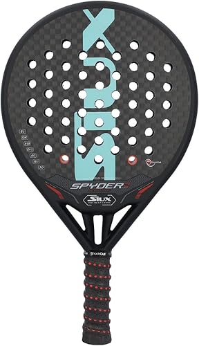 Siux Spyder 2 Revolution - Paleta de control, negro y azul, nivel avanzadode competencia, bajo equilibrio, núcleo de EVA suave, cara de carbono de