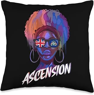 Ascension Flag for the Nation Ascension Throw Pillow, 16x16, Multicolor