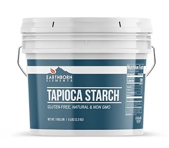 Earthborn Elements Oat Flour & Tapioca Starch Bundle (1 Gallon Buckets), Fine Ground, Versatile Ingredients, Baking & Cooking