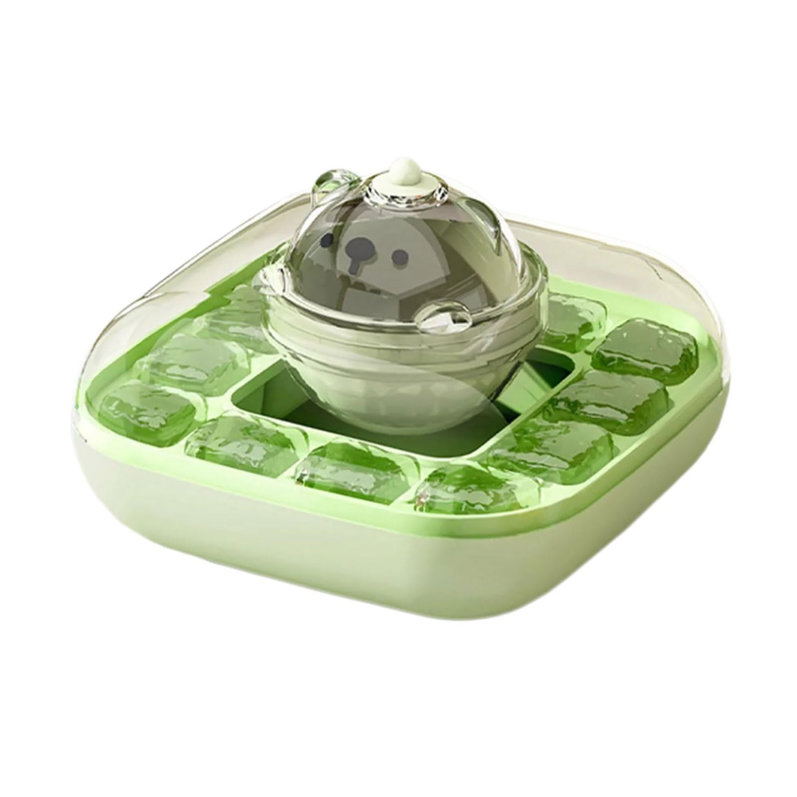 IZTOYNDA Home Use Ice Maker Seal Ice Box with Lid Storage Box Easily Release Trays for Coffee and Drink Refrigerator Mold