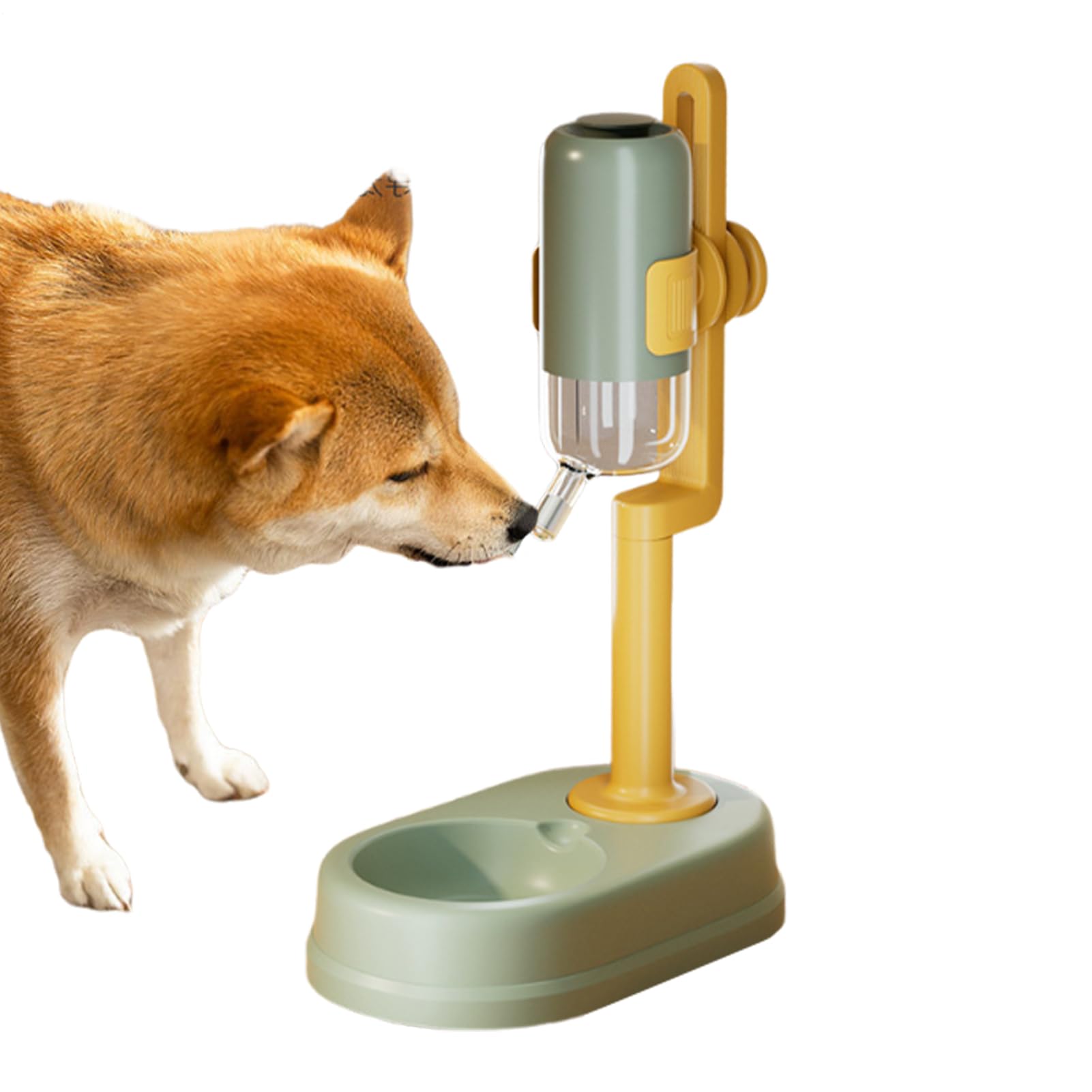 Dog Water Bowl Dispenser,Height Adjustable Bottle,750ml Pet Standing Water Dispenser | for Small Animals Hamster Squirrel Bunny Hedgehog