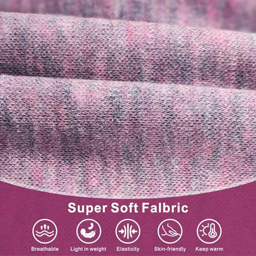 Pull à col roulé pour chien violet 3XL en polaire chaude et douce - 4