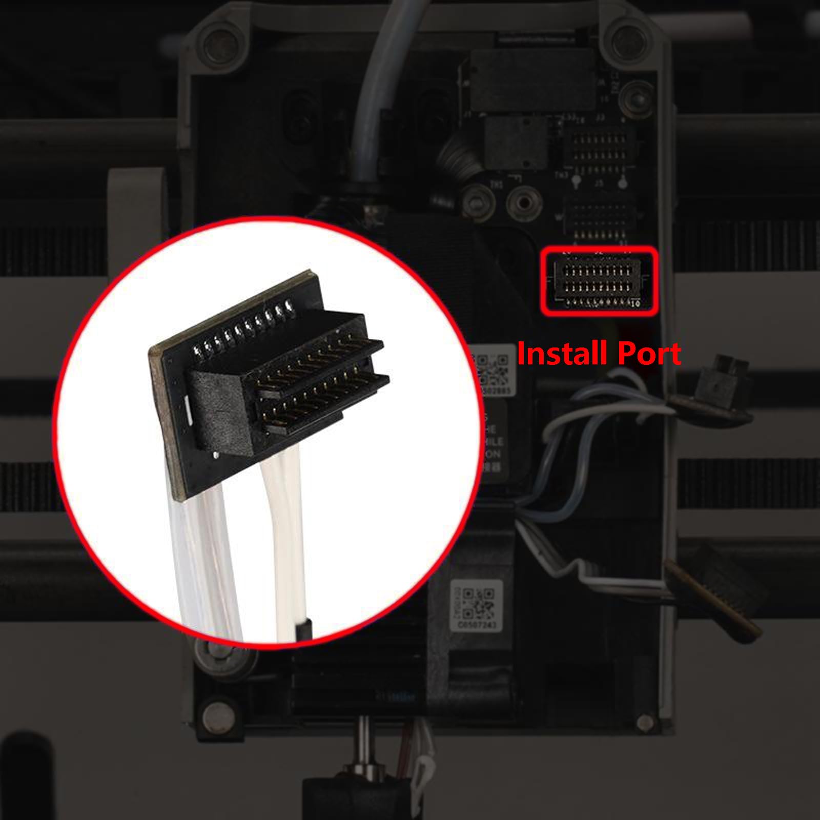 2 stuks 3D-printer accessoires P1P/P1S, 24V 48W verwarmingselement met thermistor temperatuursensor voor 3D-printen, thermistor hotend reserveonderdelen, keramische verwarmingsthermistor voor Bambu