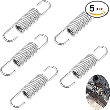 5 Pack Motorcycle Rear Brake Pedal Lever Return Spring Replacement Universal Foot Lever Tension Springs Parts for Harley Yamaha Kawasaki Suzuki Honda Dirt Bike Motorbike