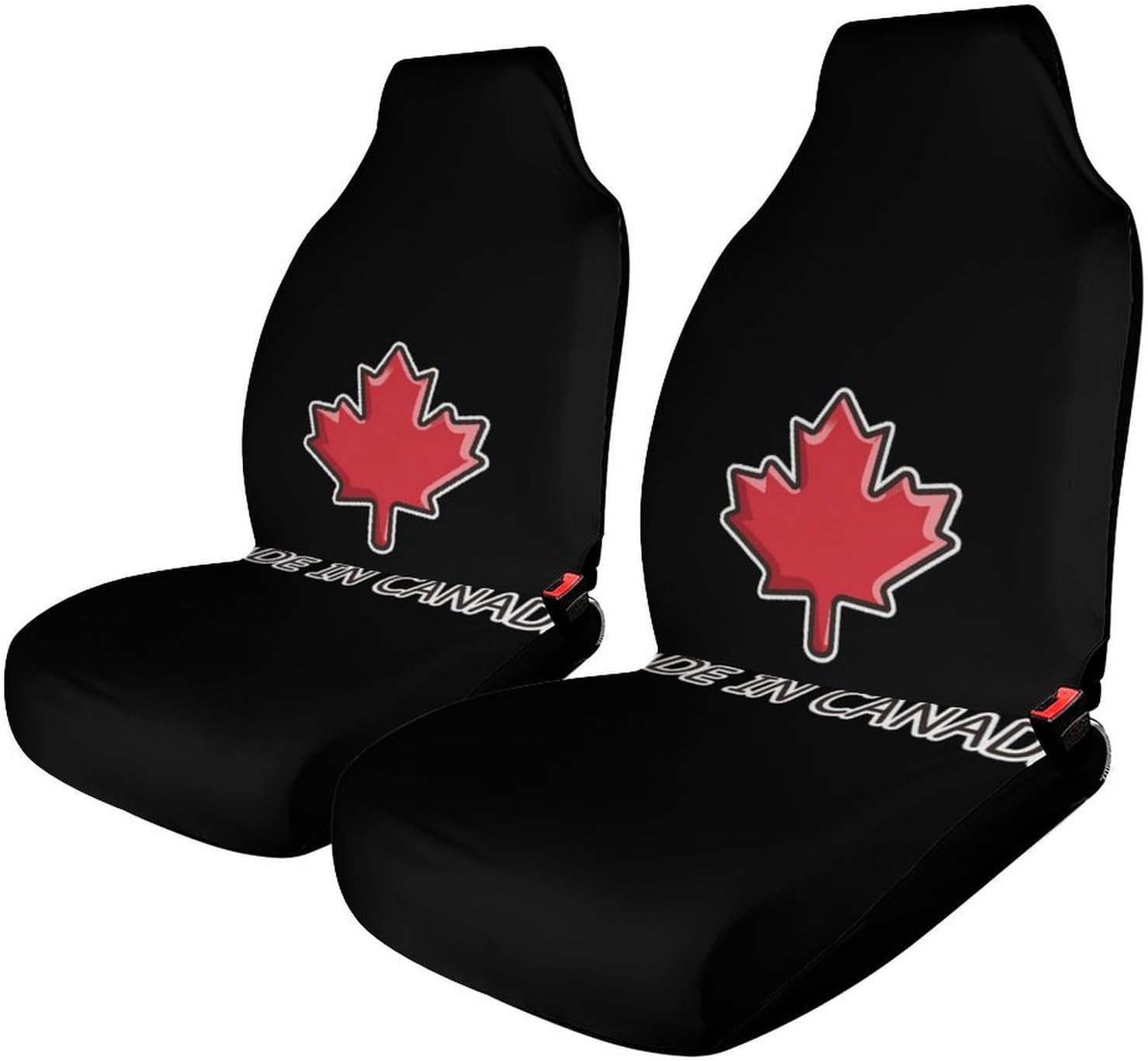 Made in Canada Maple Leaf Car Seat Protector Front Seats Universal Fit Automotive Accessories