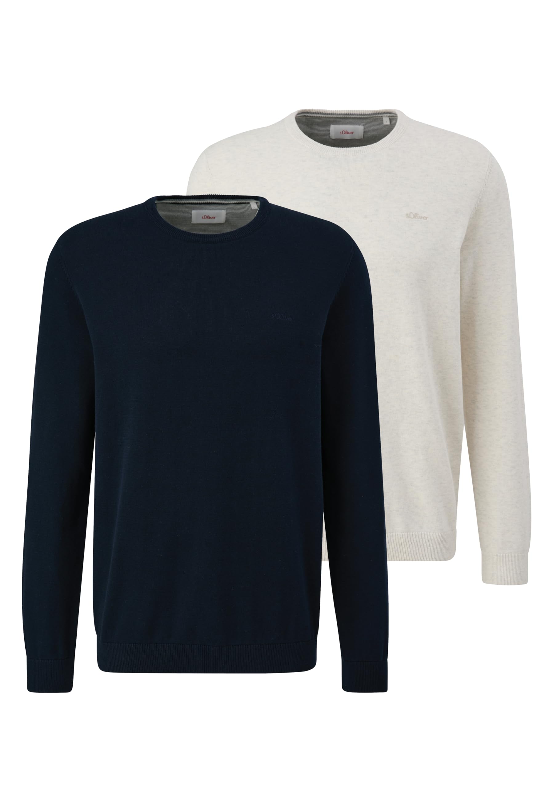 s.Oliver heren trui, wit (0705), L s.Oliver heren trui, wit (0705), L