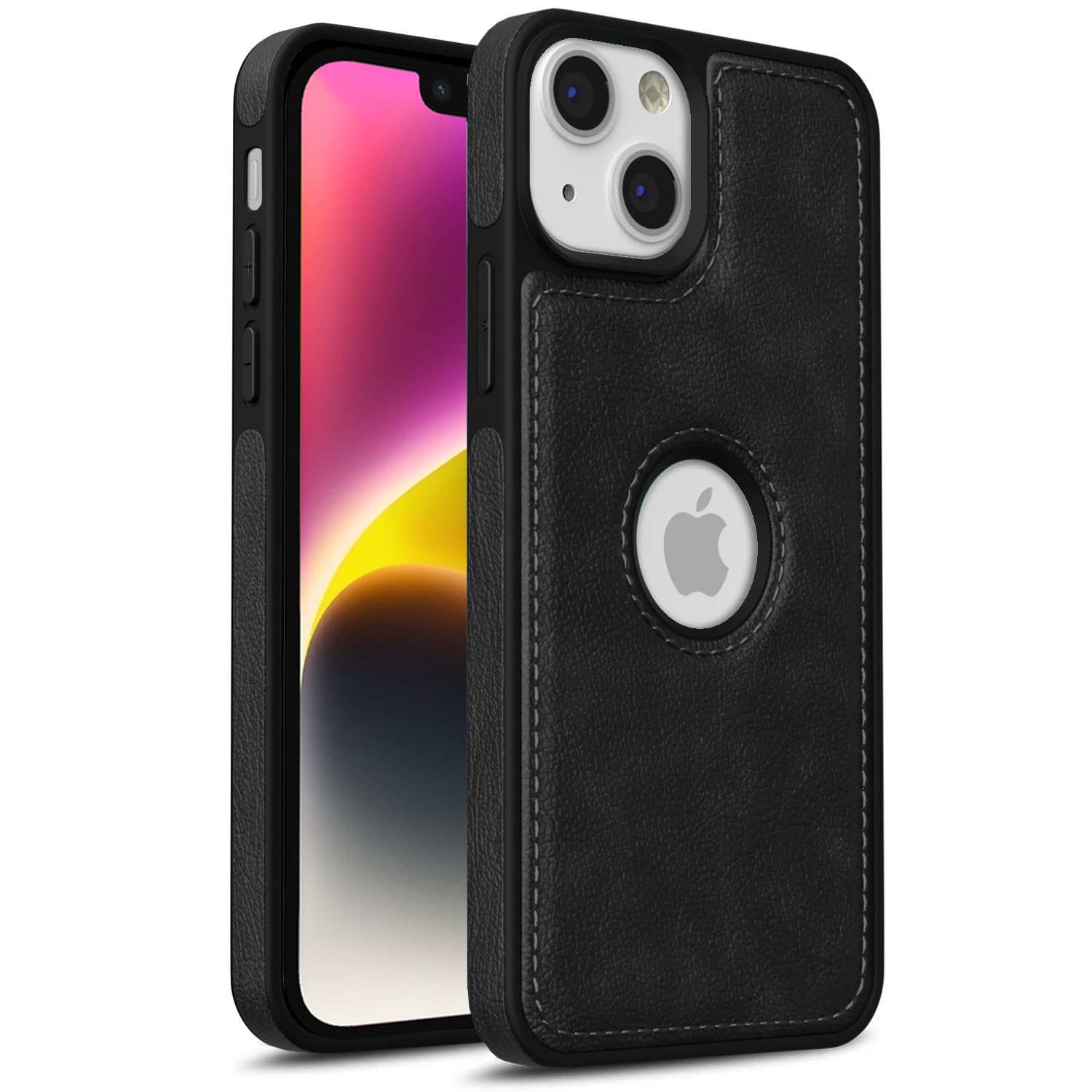 Pikkme Back Cover | Flexible Pu Leather | Full Camera Protection | Raised Edges | Super Soft-Touch | Bumper Case for iPhone 14 (Black) (B0BJ9F21CX) Amazon Price History, Amazon Price Tracker