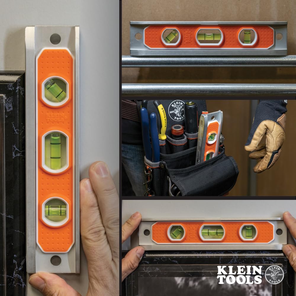 Klein Tools 935R Magnetic Level - Aluminum Torpedo -6