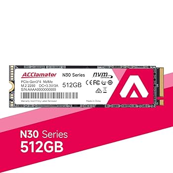 Amazon.co.jp: 512GB SSD M.2 2280 内蔵 SSD 3D TLC NAND採用