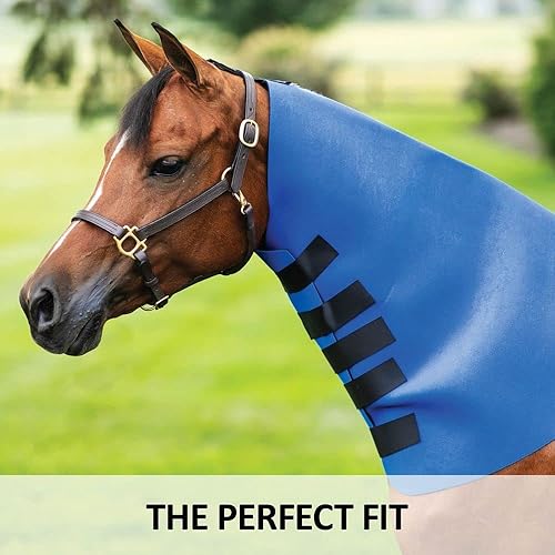 Miniatura 5 de Dura-Tech Sudor de cuello superior para caballos, ayuda para esculpir caballos pequeños, diseñado por profesionales, cierre ajustable de neopreno