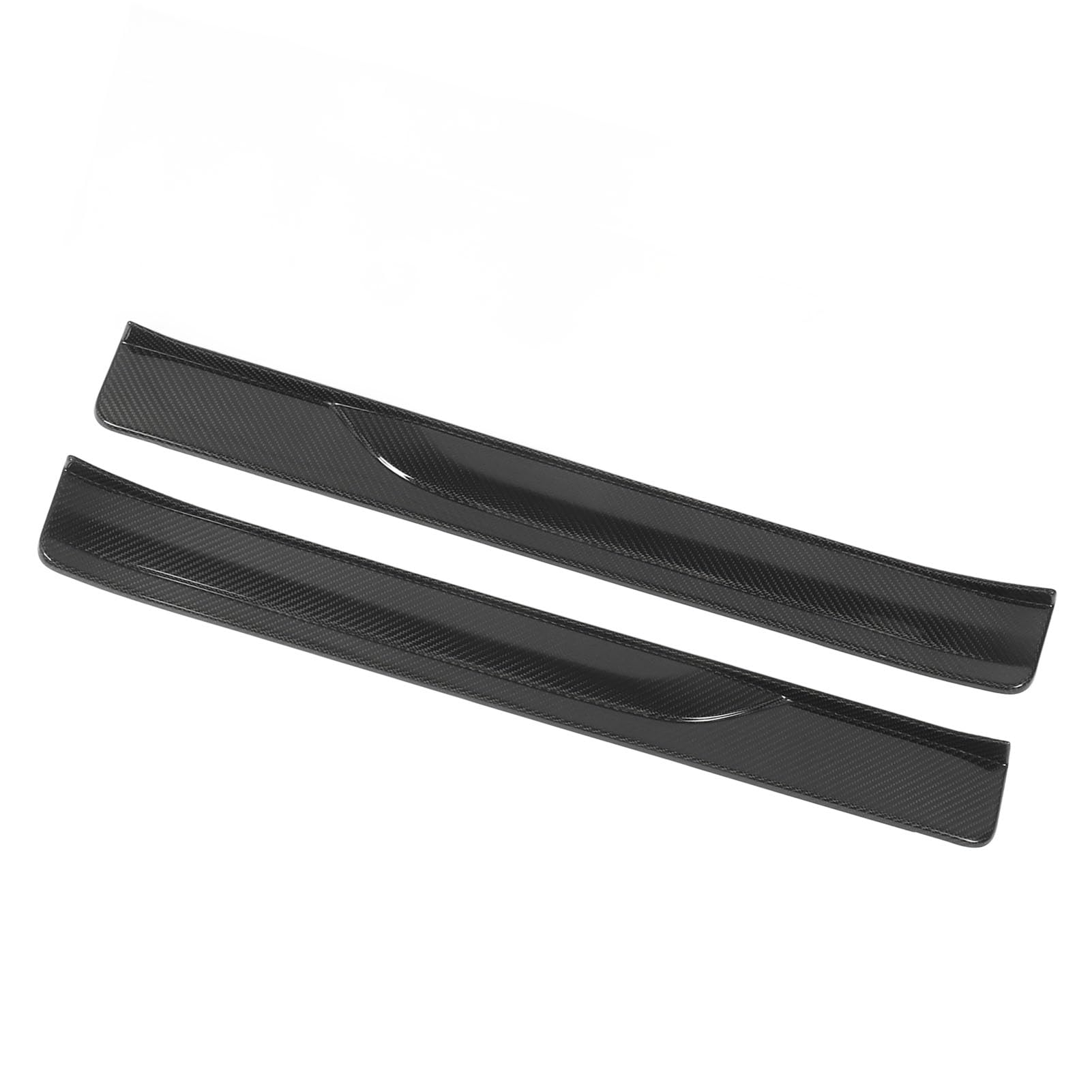 Keenso Karbonowy Próg Drzwiowy, 2 SZT. Błyszczący 3K Twill, Car Door Sill