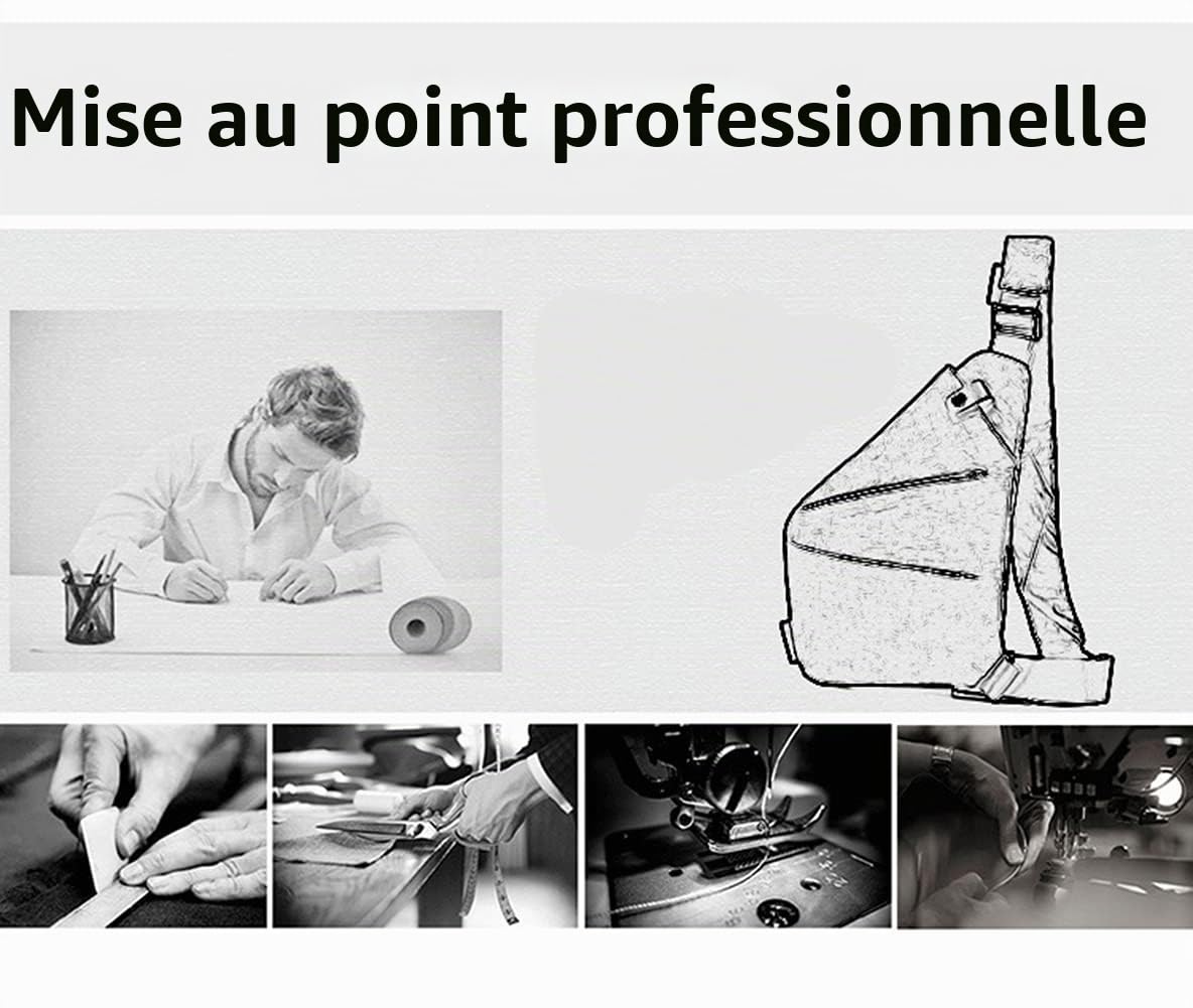 Sac bandoulière pour hommes et femmes