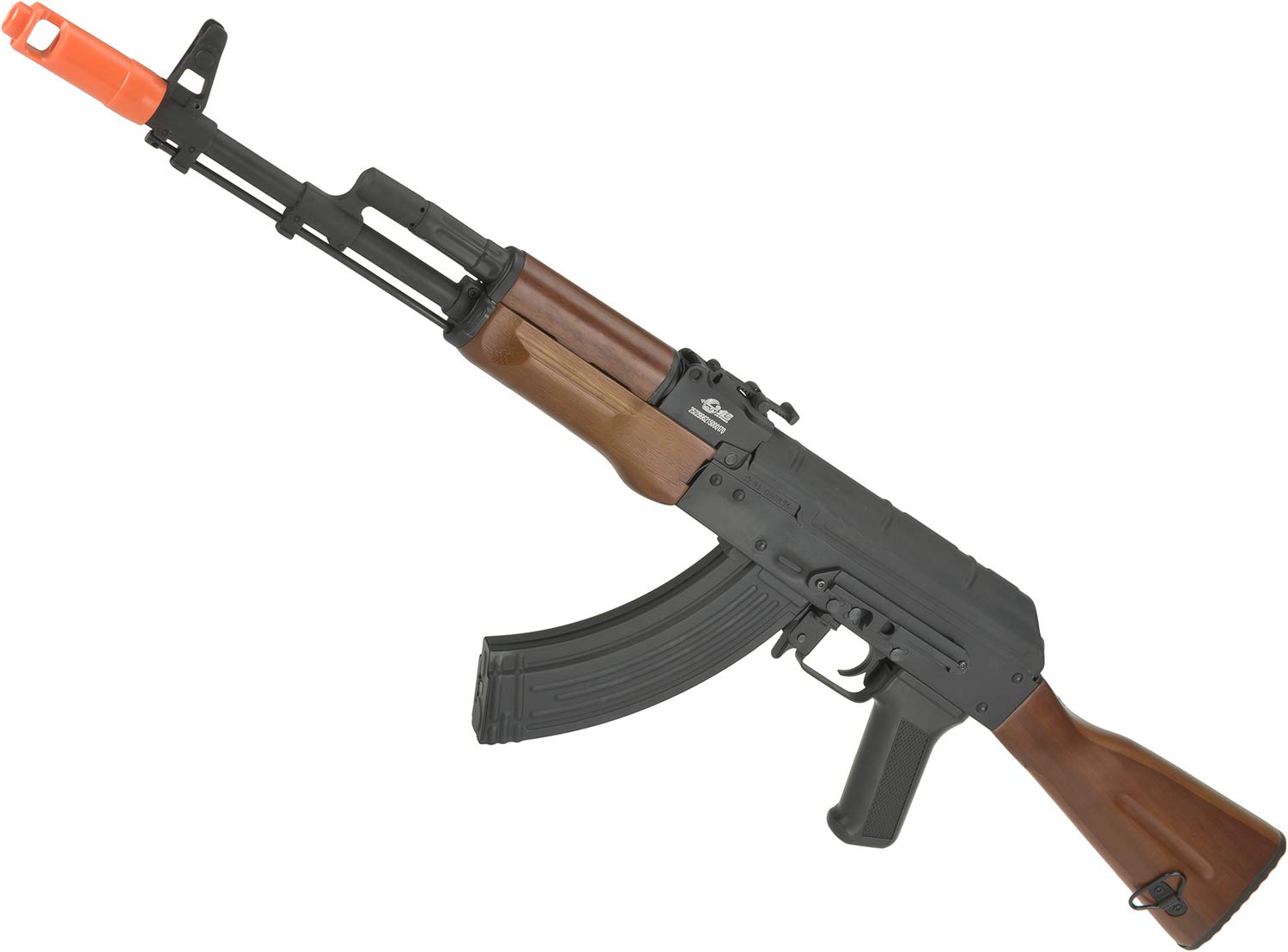 Evike Airsoft - JG Electric Blowback AK74 AEG Airsoft Rifle with Metal Body and Real Wood Furniture