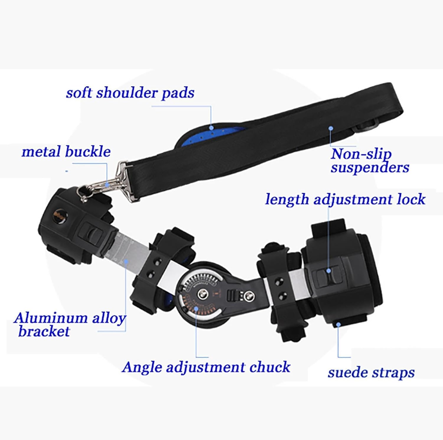 Hinged Elbow ROM Brace for Tendonitis and Tennis Elbow, Adjustable Post Op Elbow Stabilizer Splint Relief Pain Arm Immobilizer, for Woman, Man,Right