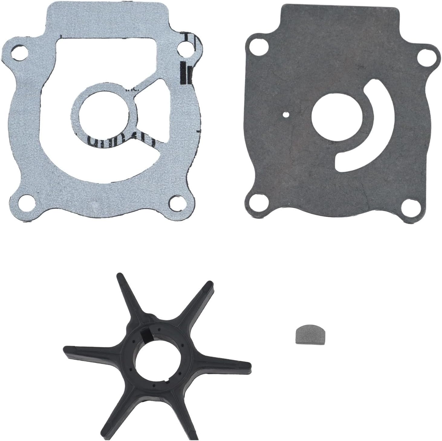 Water Pump Impeller Repair Kit for Suzuki Outboard Engines 20-50 DT25C DT30C 17400 Marine Stainless Steel and Rubber