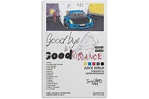 KAVSY Goodbye & Good Riddance Album Cover Posters Juice Wrld Wall Art Canvas Album Posters