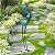 Metal Peacock Statue Yard Decor - Large Iron Peacock 34", Standing Bird Garden Sculptures, Metal Birds Yard Art Outdoor Statues, Outdoor Backyard Decor, Patio, Porch, Lawn Ornament Garden Decoration