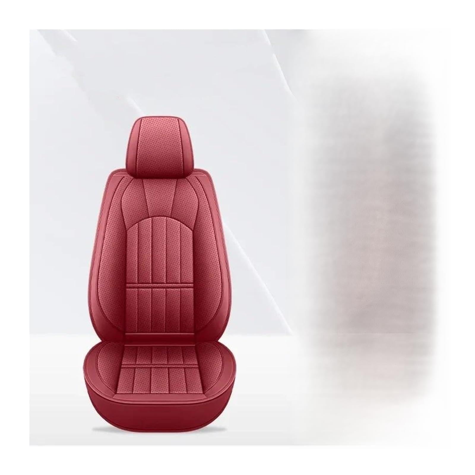 Coprisedili in Auto Per A3 Per Sportback A1 A4 A5 A6 A6L A7 A8 A8L Coprisedili Universali In Pelle Auto Coprisedile Auto(VINO ROSSO)