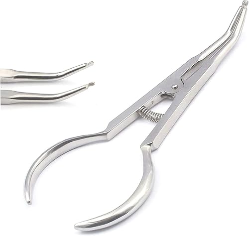 OdontoMed2011 Alicates de separación curvados para ortodoncia Banda de goma elástica Soporte Soporte Instrumentos Dentales ODM