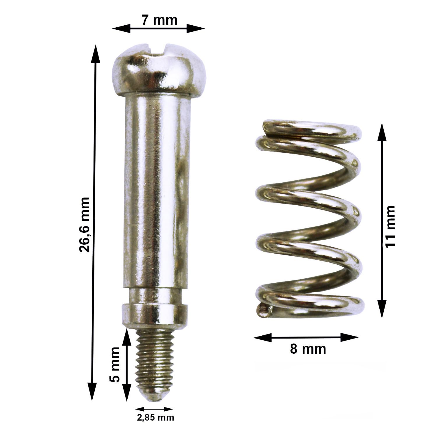 Image secondaire de AABCOOLING BP775 Screw - 4 x pour CPU dissipateur thermique - Vis Argent 115 x Socket 775