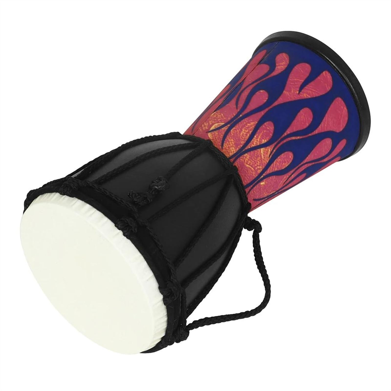 4-calowy Bęben Afrykański PVC Przenośny Bęben Ręczny Djembe Kolorowy Instrument Perkusyjny Afrykański Bęben Instrument