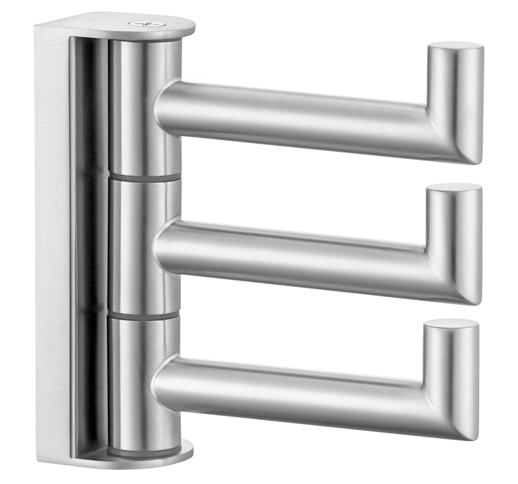 Angle Simple Swivel Towel Hook 3 Arms