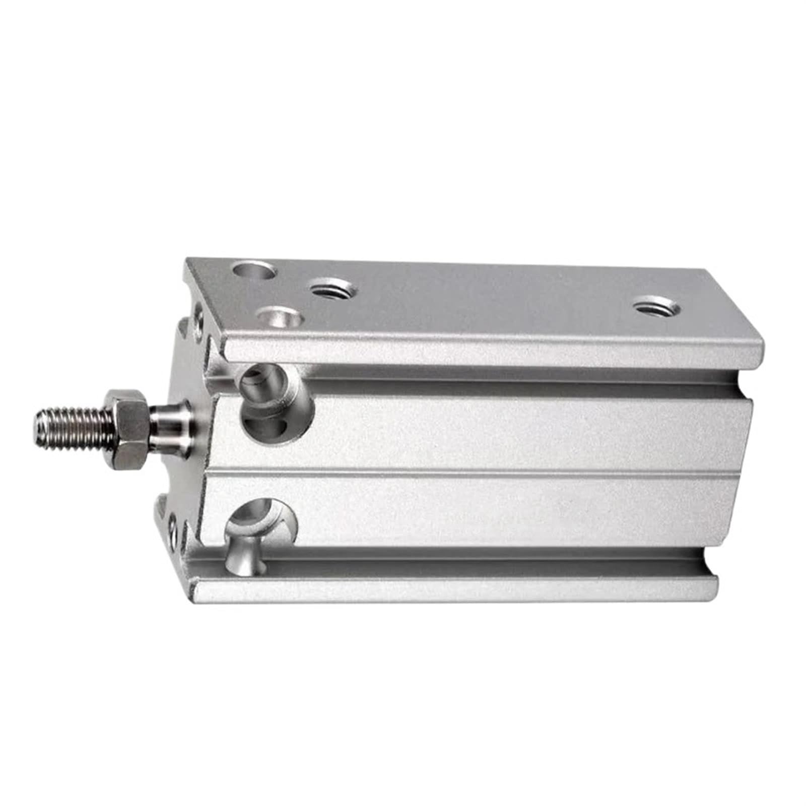 Vérin pneumatique MD16x40S multi-positions fixe en alliage d'aluminium