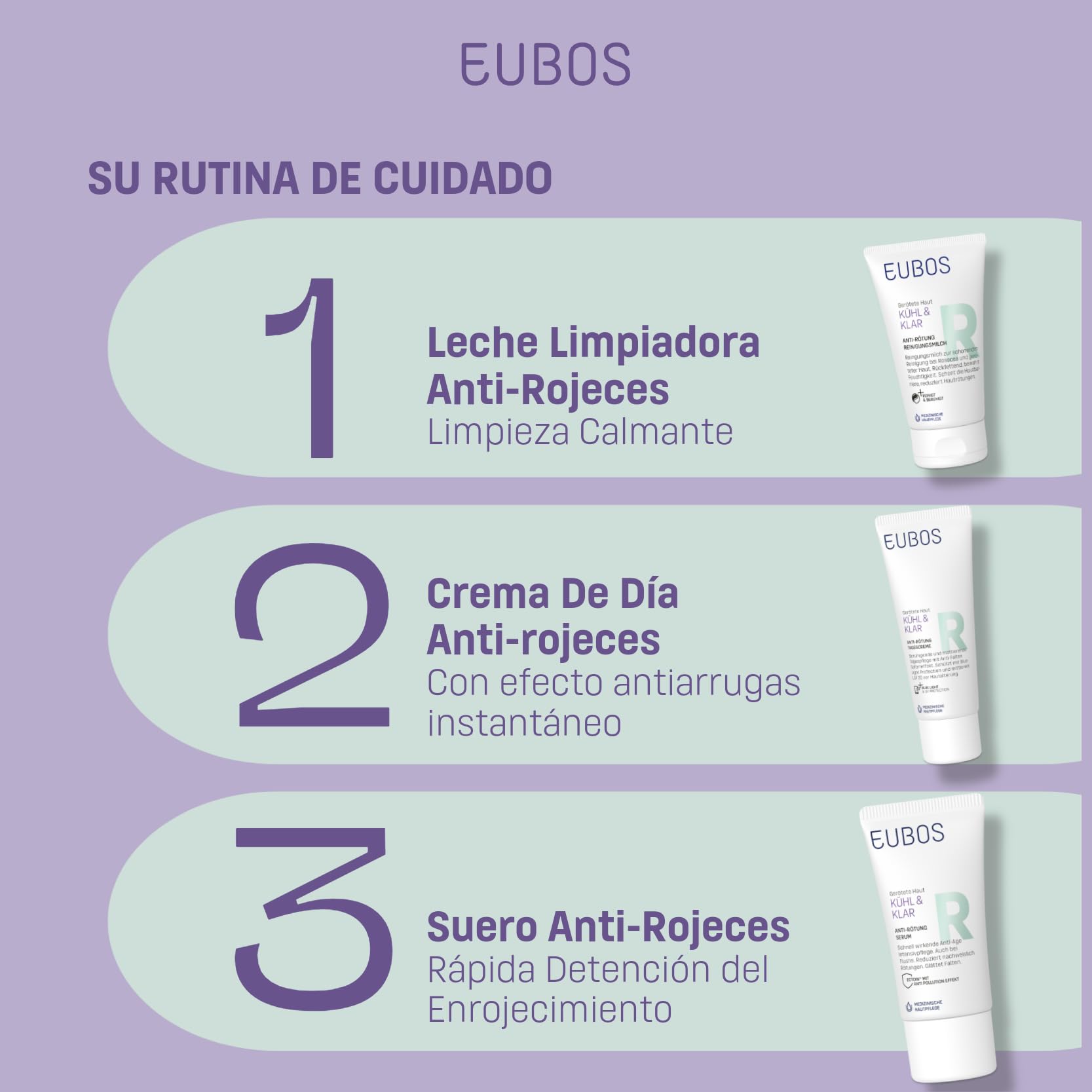 SUERO ANTIRROJECES DE EUBOS CALMA Y FRESCOR : para la rosácea y la cuperosis | Reduce las rojeces | Para los rubores | Cuidado antienvejecimiento integrado | Vegano | 30ml