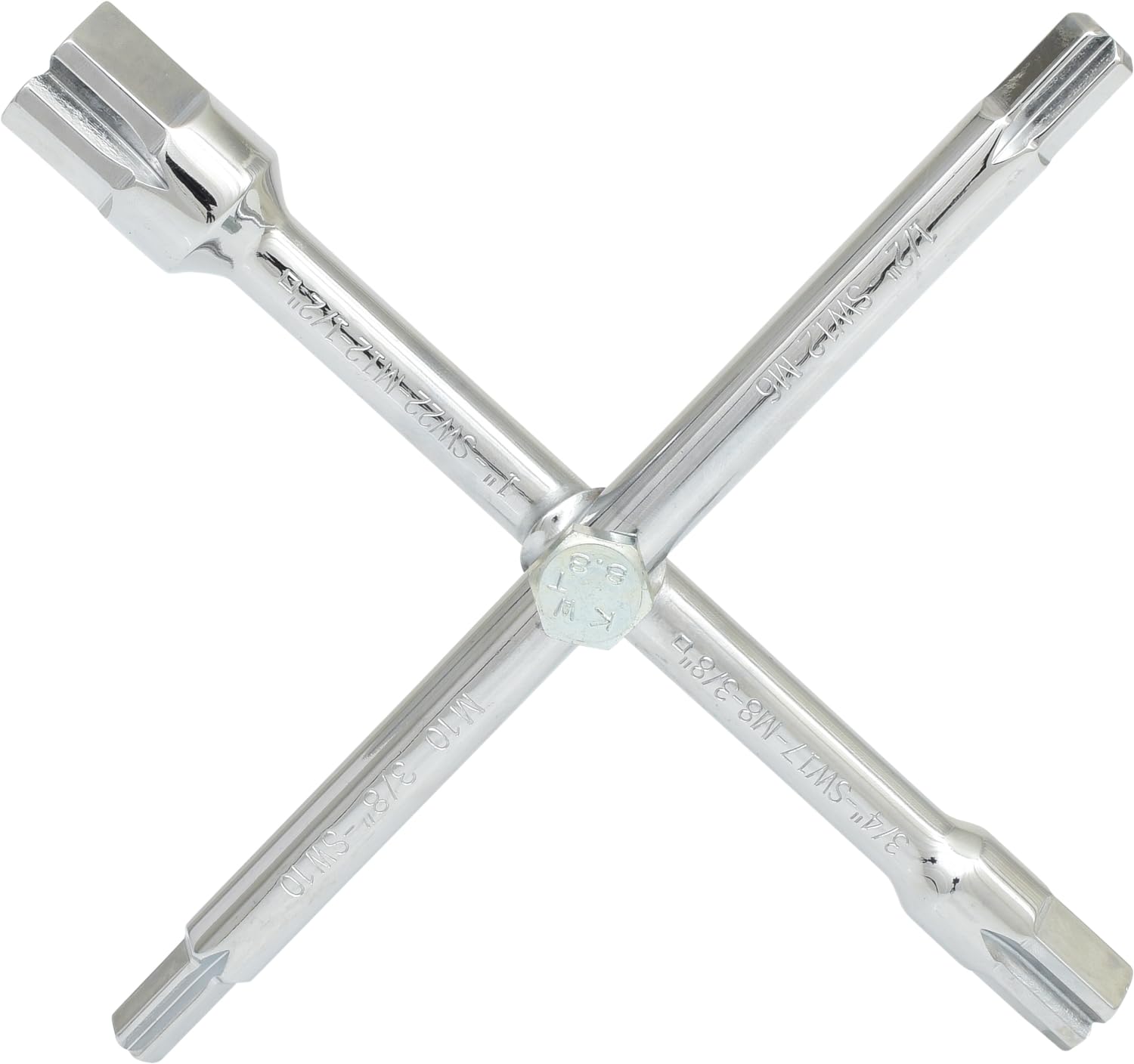 KS Tools 116.6200 Llave en cruz para sanitarios 220 x 220 mm