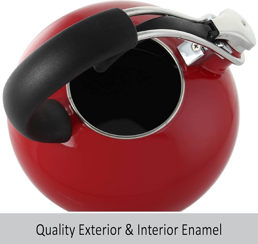 Amazon｜Chantal シャンタール 笛吹き ループ エナメルケトル レッド