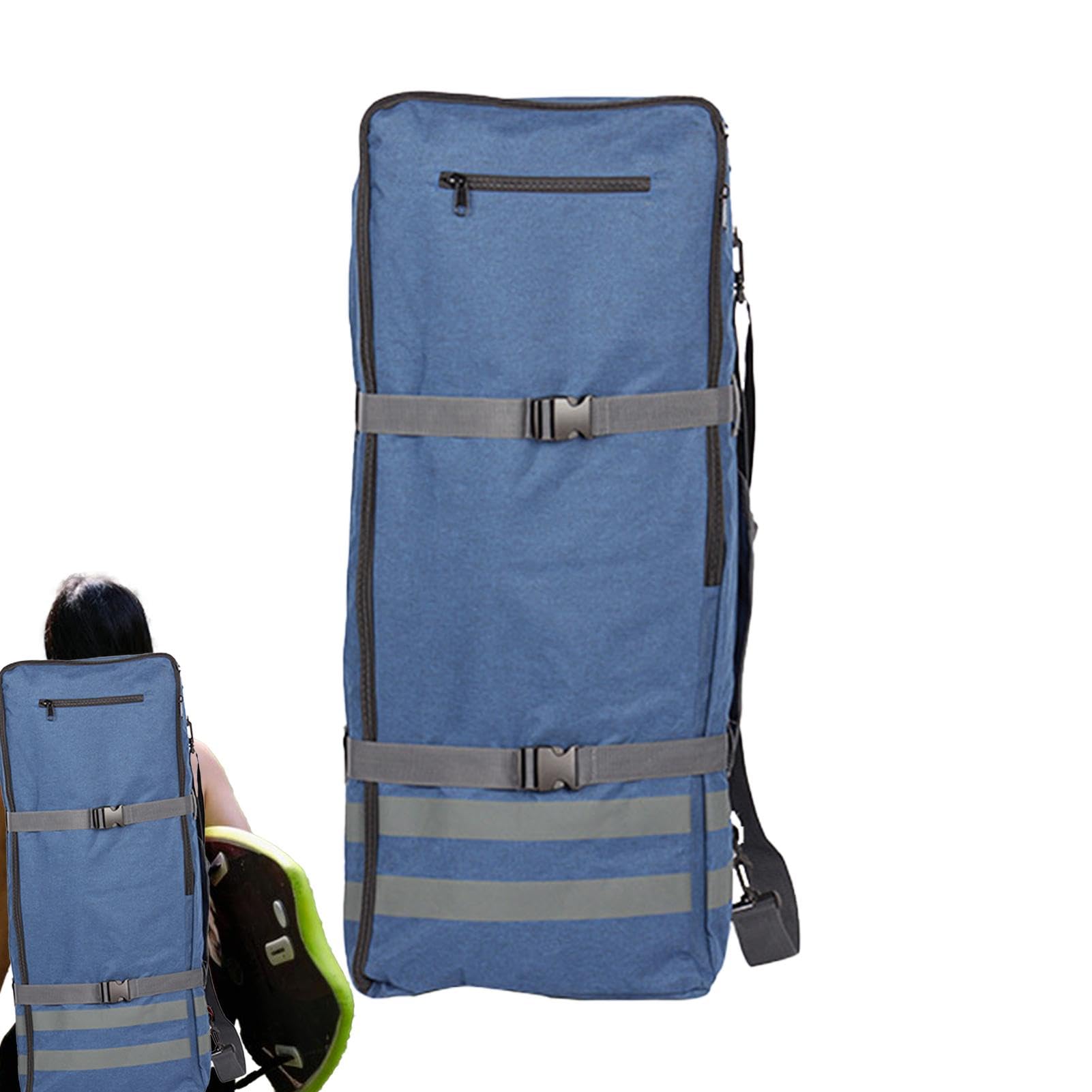 Borsa per stand up paddle, trasporto paddleboard, zaino gonfiabile, capacità 84 l, tracolla regolabile, accessori per sport acquatici all'aperto