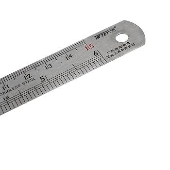Amazon.co.jp: Aexit 15センチメートル6' 'スケール範囲両面測定