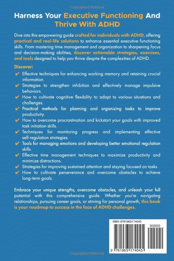 30-Day Executive Functioning Skills Mastery for Adults with ADHD: A Practical Guide with Real-Life Solutions to Strengthen Executive Functioning ... with ADHD (Overcoming Adult ADHD Challenges) - Image 3