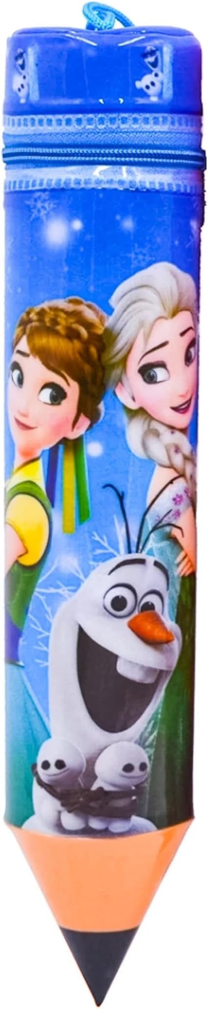 RZAPencil Pouch Pencil. Shape Pouch for Girls with (Frozen) Art Plastic Pencil Boxes (Pack of 1)