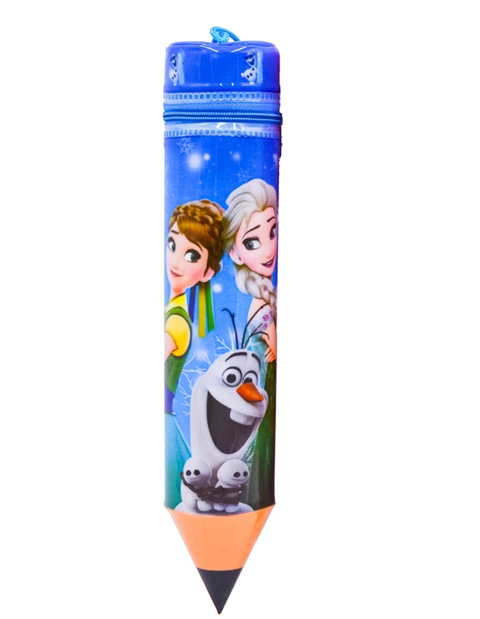 RZAPencil Pouch Pencil. Shape Pouch for Girls with (Frozen) Art Plastic Pencil Boxes (Pack of 1)