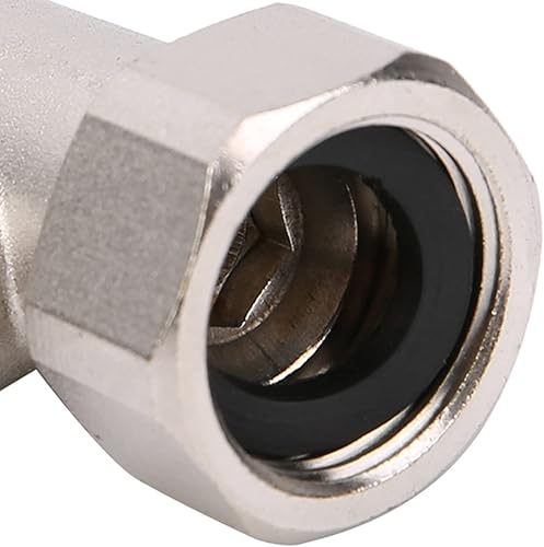 Miniatura 6 de Adaptador de bidé en T de 78 dientes, adaptador de cabezal de ducha de latón, conector flexible para bidé en T, divisor de plomería de 3 vías,