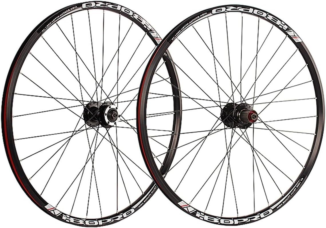 ELzEy Ruedas de Ciclismo Juego de Ruedas de Bicicleta de montaña de 26" Freno de Disco Llantas de Bicicleta de montaña de liberación rápida (Color : Snap-In, Size : 26'')