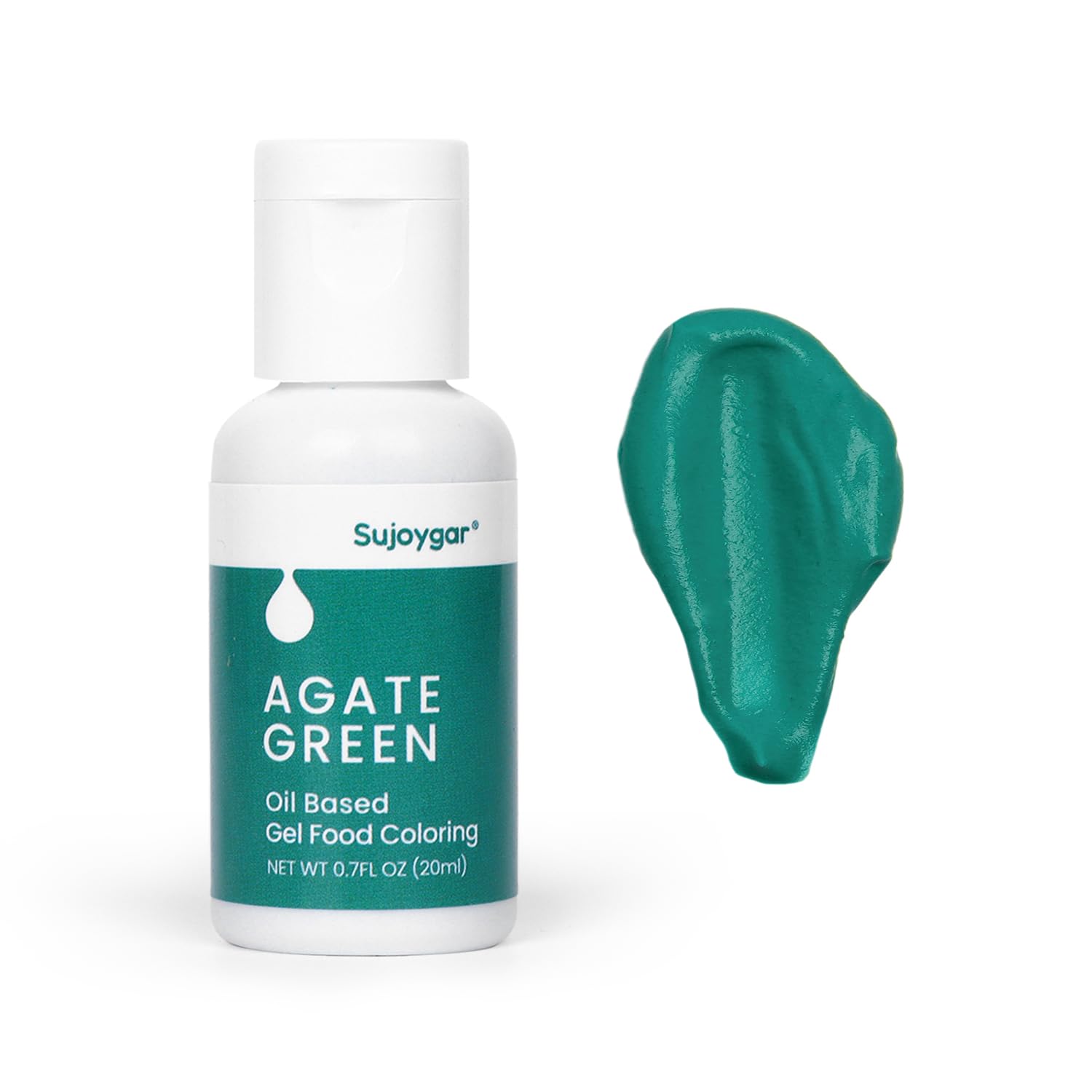 Oil Based Food Coloring For Chocolate, Agate Green, Food Grade 20ml, Edible Oil Food Dye For Baking, Cupcake & Fondant, Icing