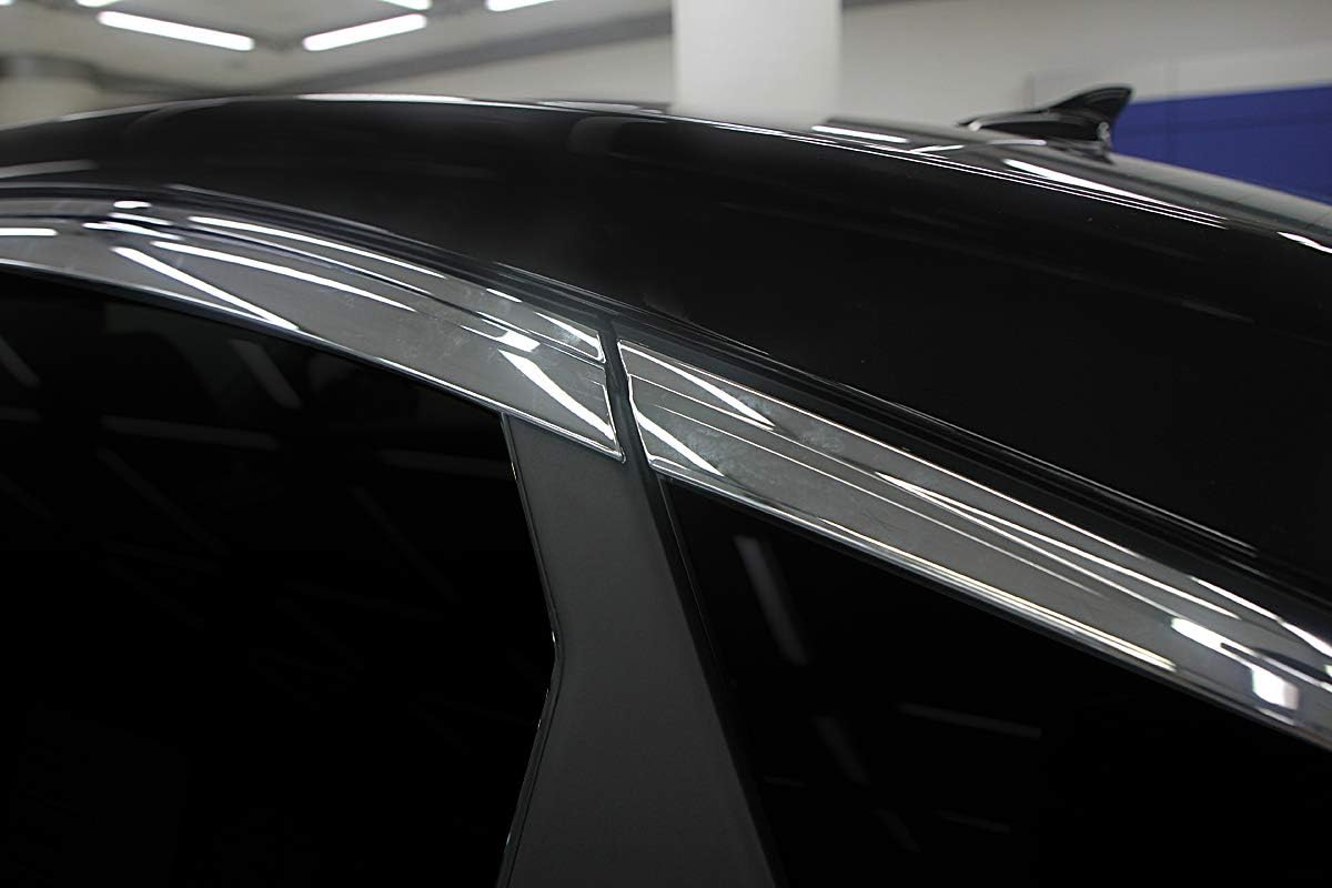 Autoclover Chrome Side Window Wind Deflectors Visor Sport Visors 6p for 2015~2019 Hyundai Sonata