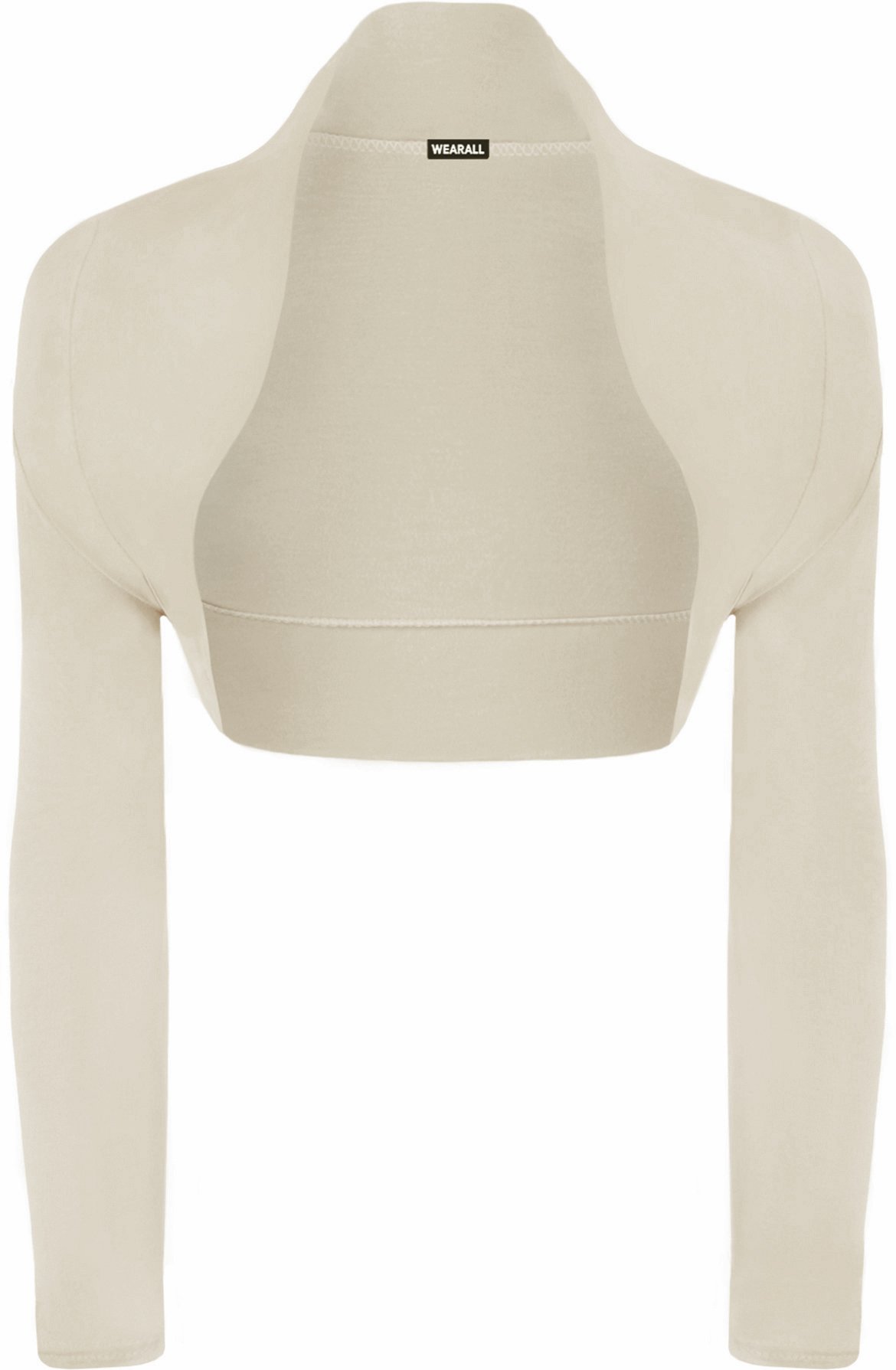 Wearall Women's Stone Shrug Bolero Stretch Top Cardigan - 8/10