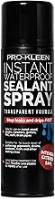 Pro-Kleen Instant Waterproof Sealant Spray - Tough Leak Sealant Spray for Roofs, Pipes, Guttering & More - Transparent & Long-Lasting Formula - Instant Emergency Repair (400ml)