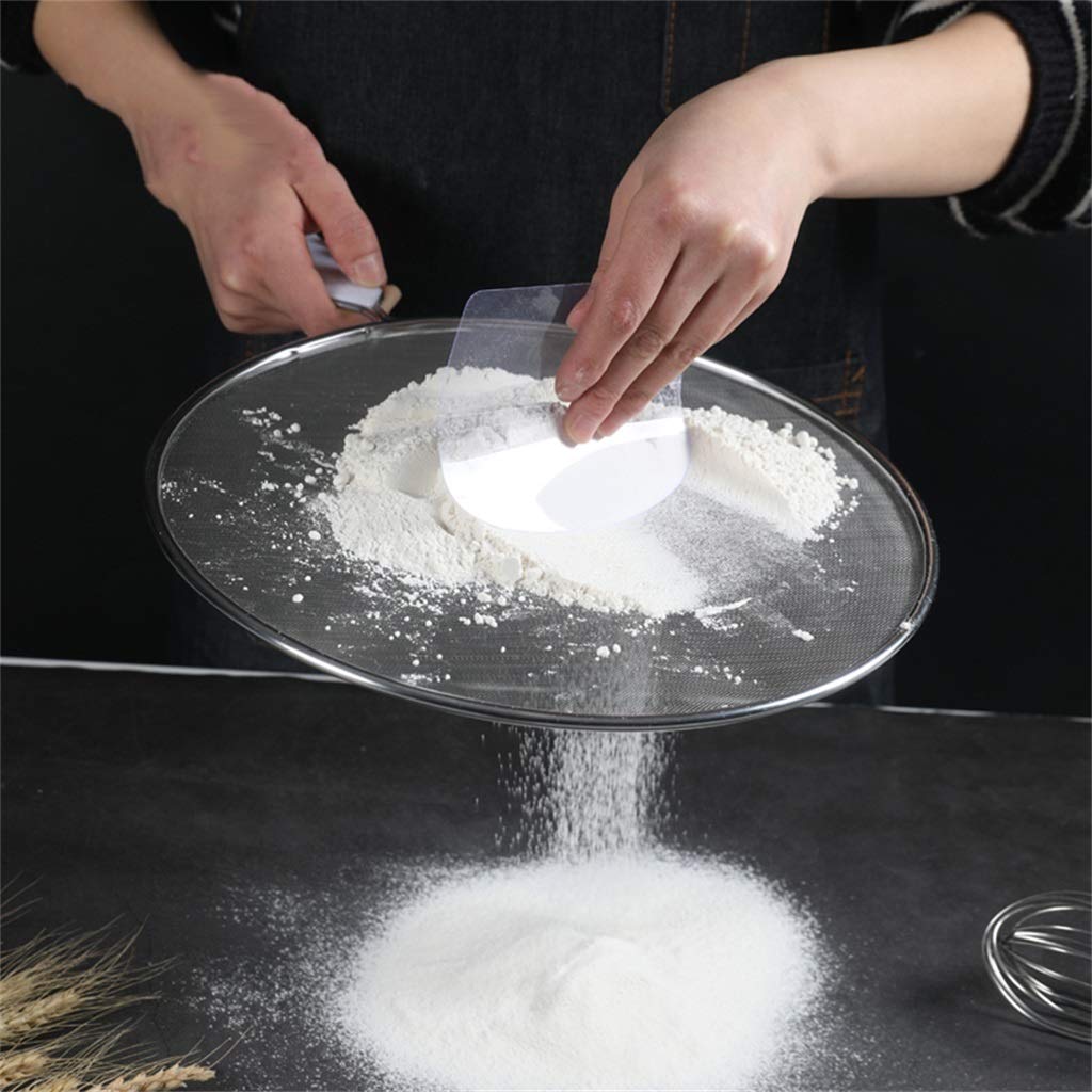 Fine Mesh Passoire Acier Inoxydable Tamis À Farine Pour Cuisine Sucre Glace Farine À Gâteau