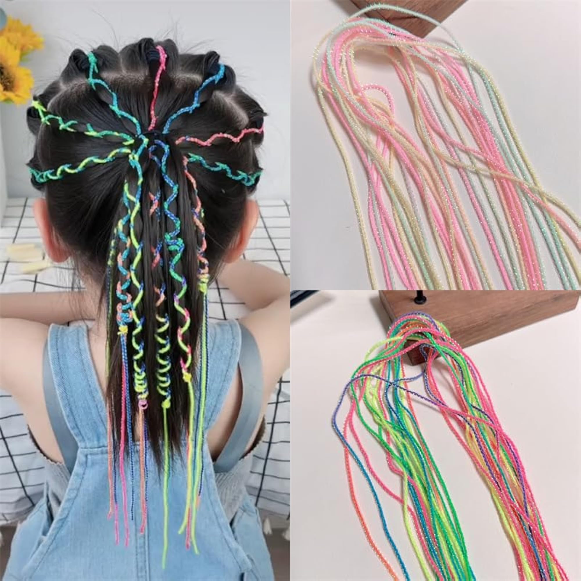 Colorful Braid Extensions Hair Band Braids